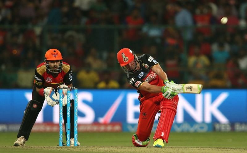 AB's weapon of choice against spinners
